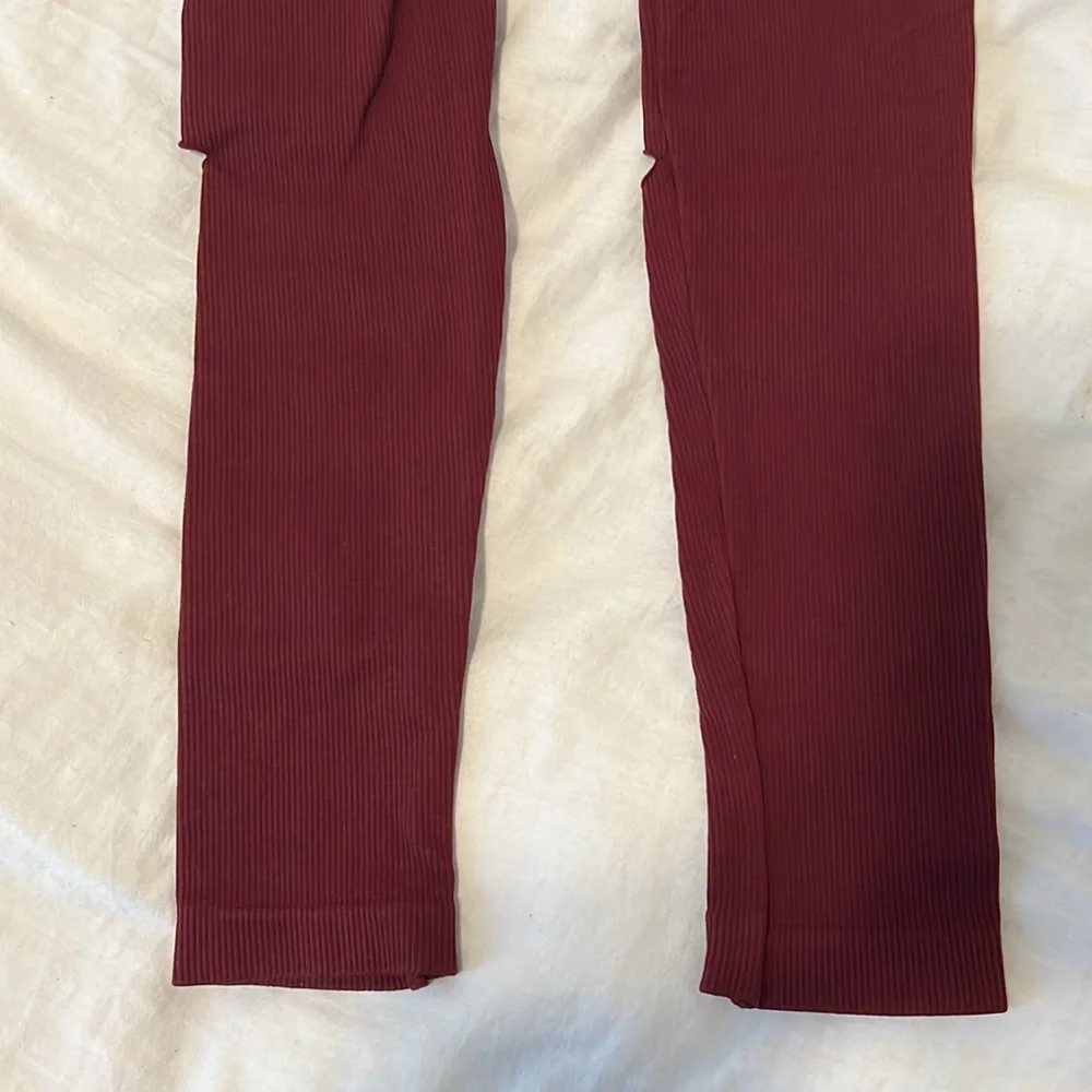 Free People Burgundy Leggings - Picture 9 of 9